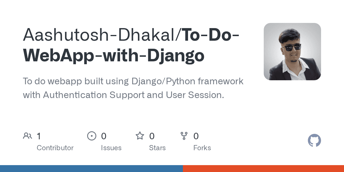 To Do WebApp With Django